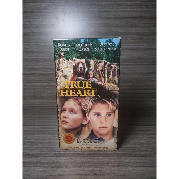 Media True Heart Screener Demo Tape Vhs Kristen Dunst Zachery Ty Bryan Poshmark